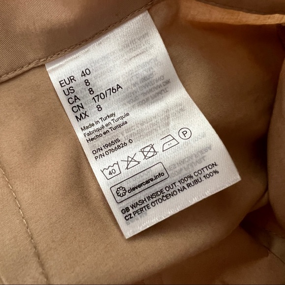 H&M utility skirt Size 8 Like new - Picture 5 of 15